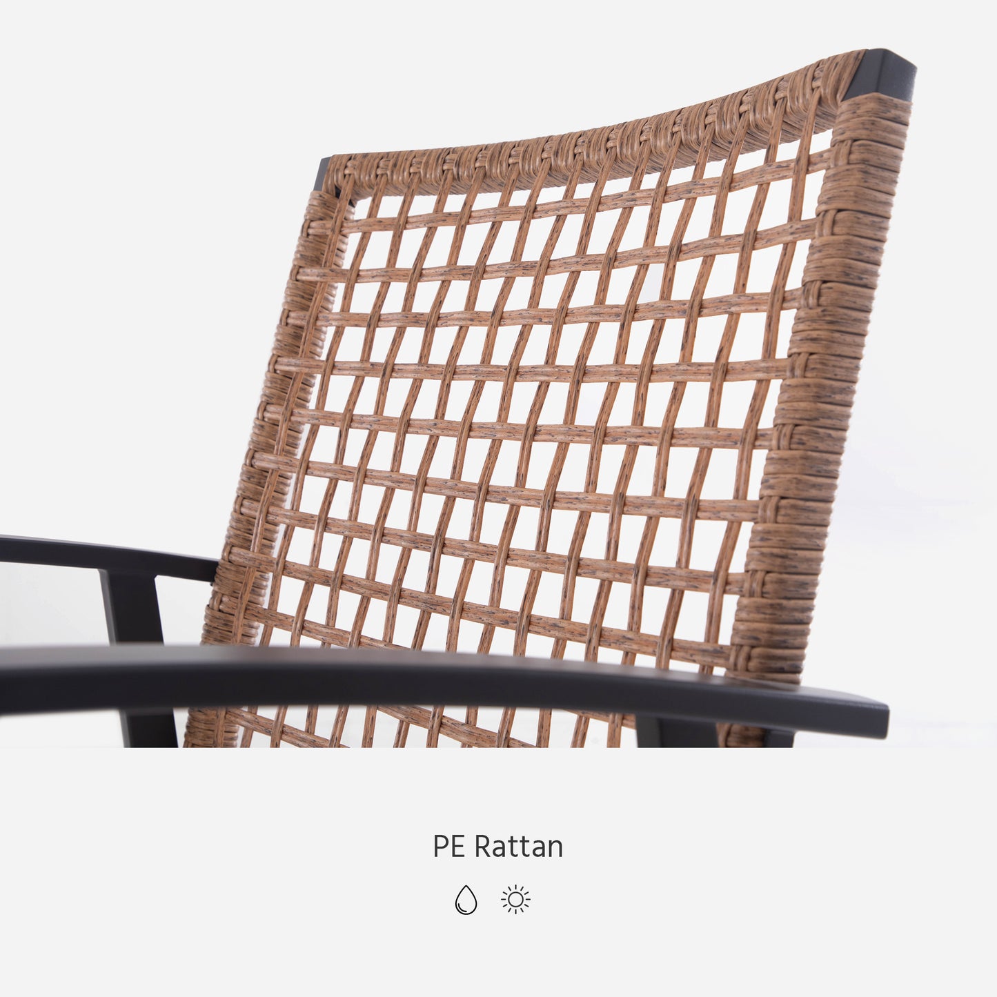 3 Pieces Rocking Bistro Set