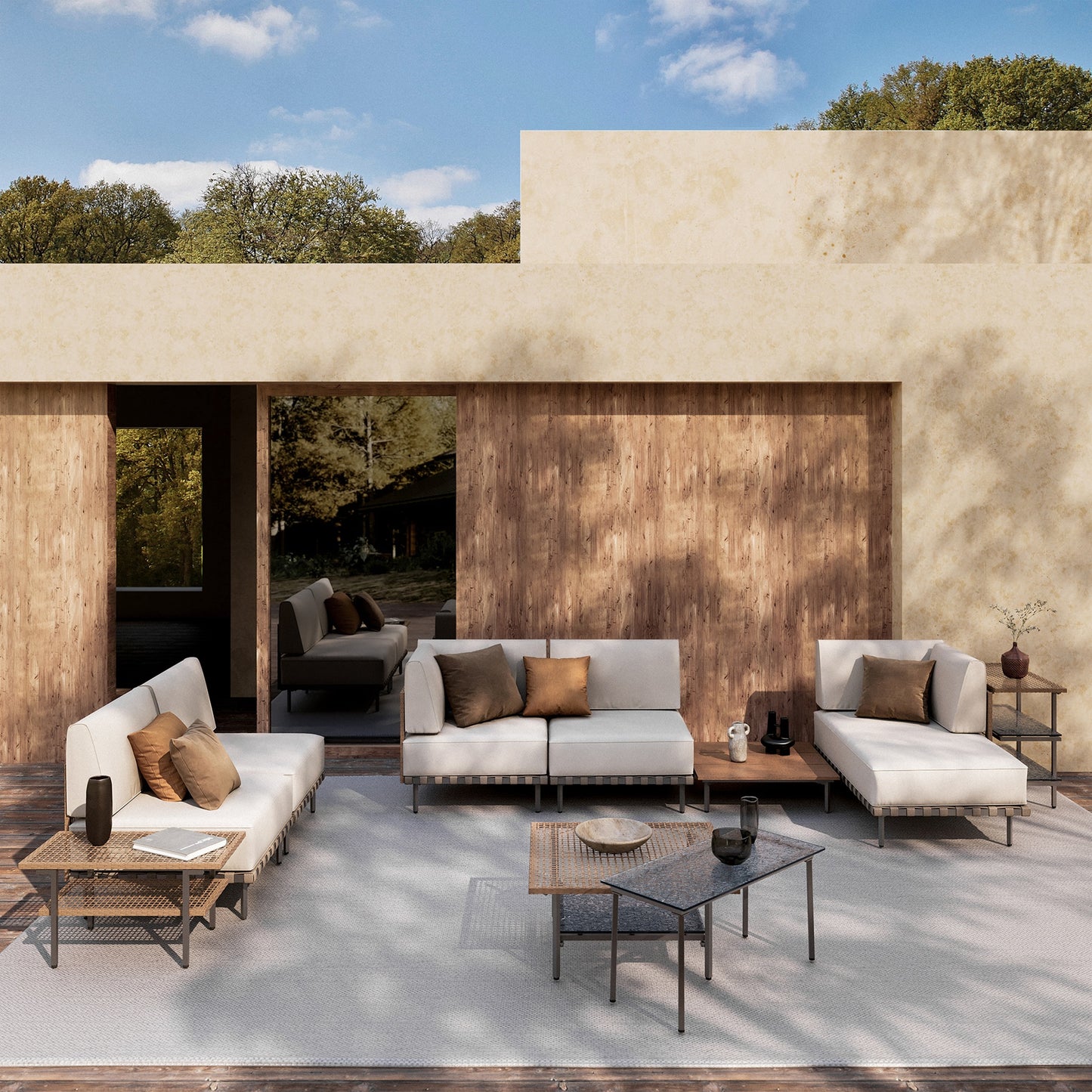 10-Piece Wicker Outdoor Conversation Set