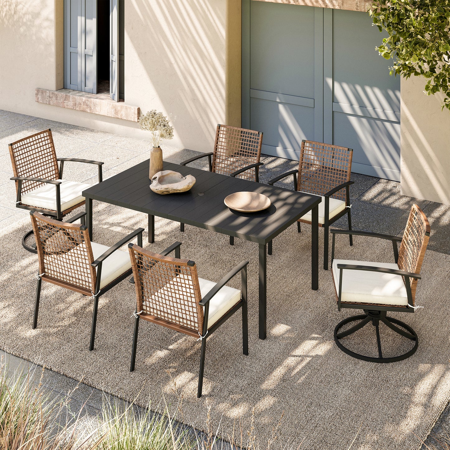 6 - Person Rectangular Outdoor Dining Set