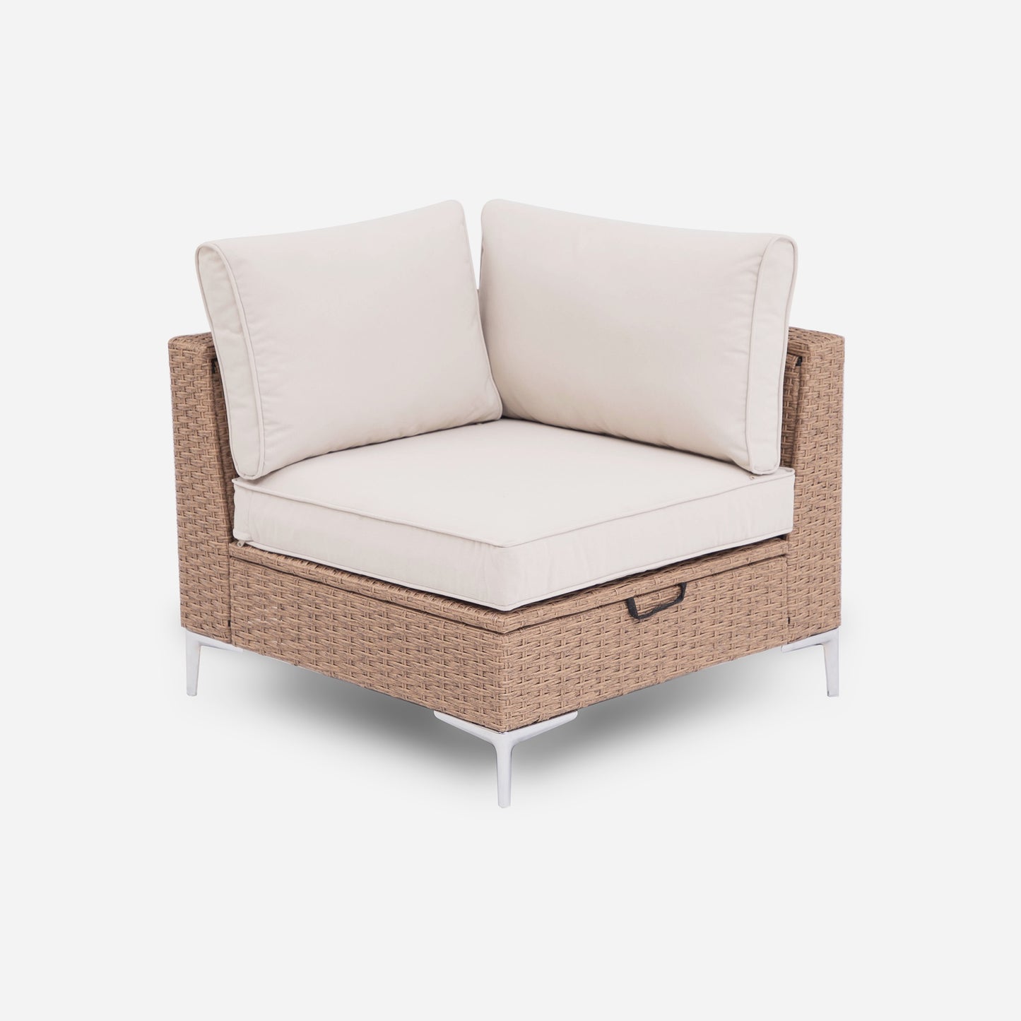 7 Pieces Patio Furniture Set with Hidden Storage Compartment