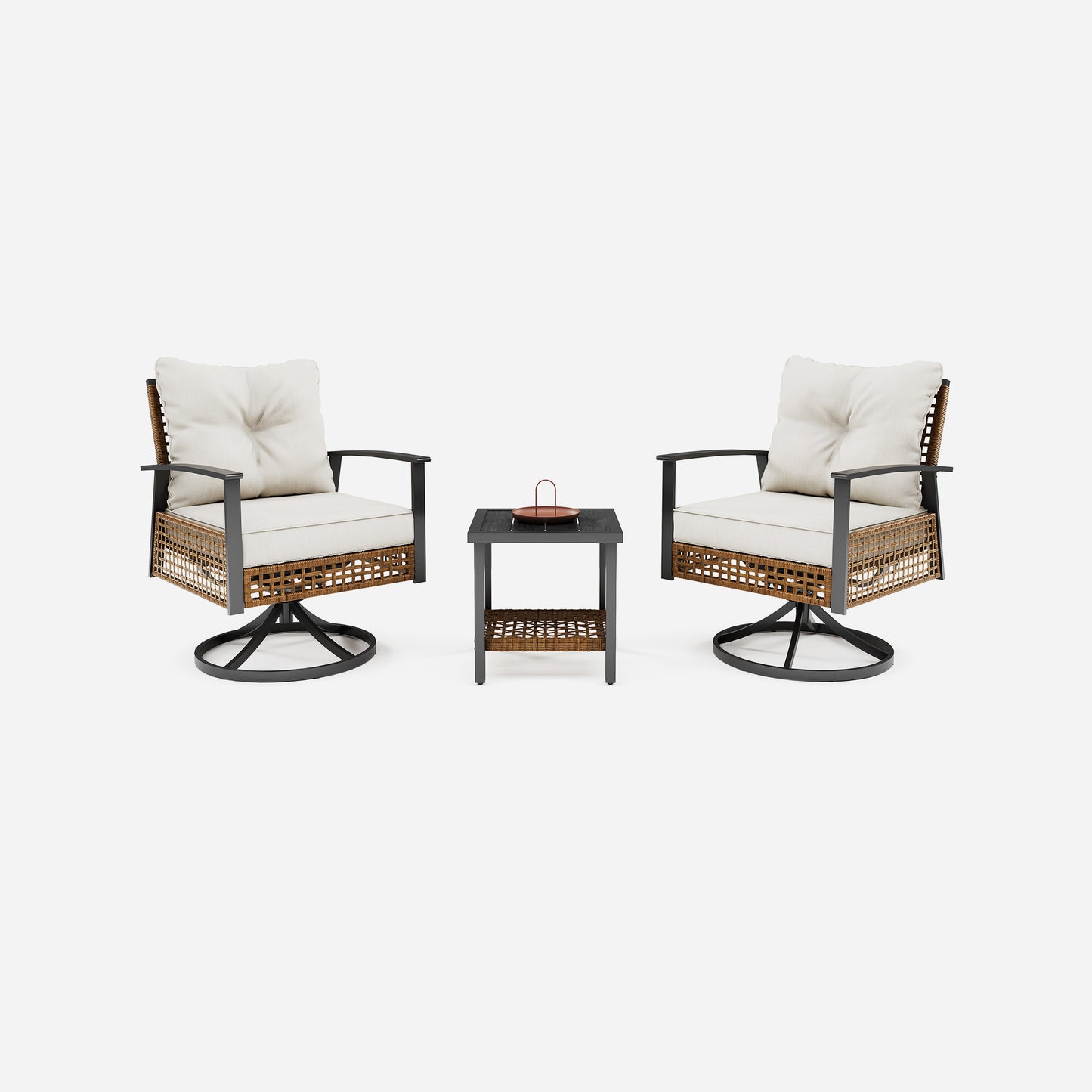 3 Pieces Rocking Bistro Set