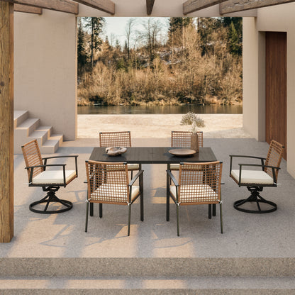6 - Person Rectangular Outdoor Dining Set