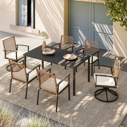 6 - Person Rectangular Outdoor Dining Set