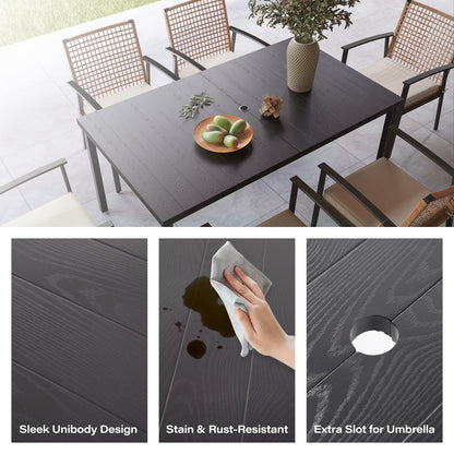 6 - Person Rectangular Outdoor Dining Set
