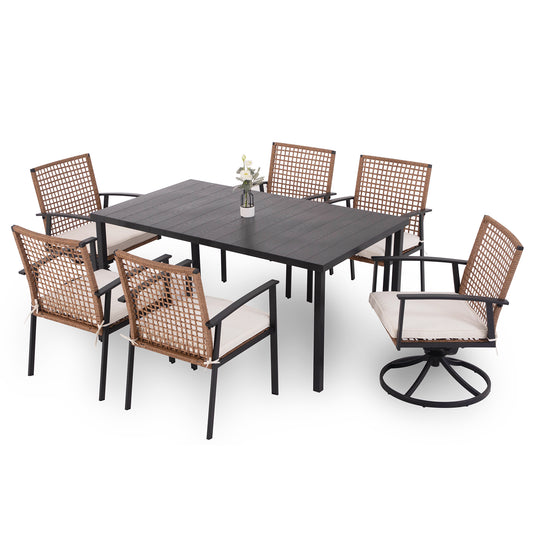 6 - Person Rectangular Outdoor Dining Set